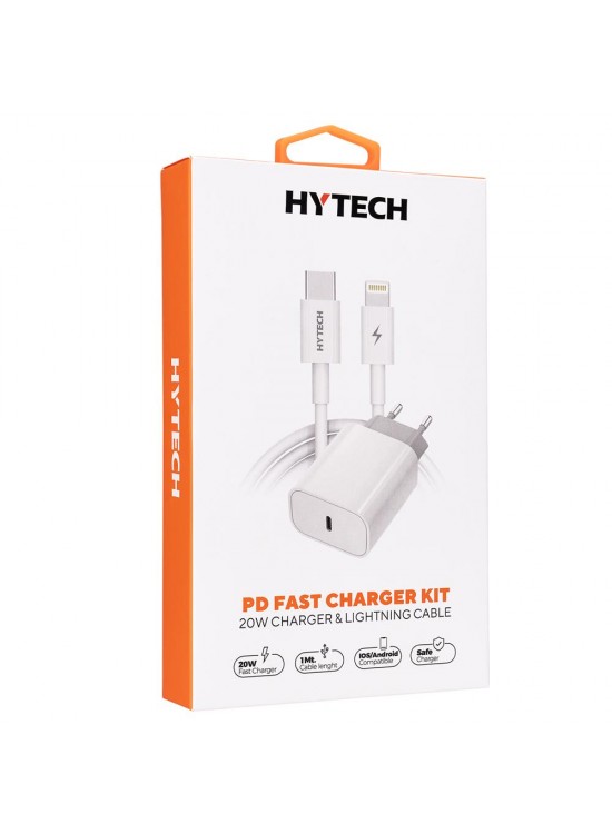 Hytech HY-XE40PD PD Kablo Seti 1PD 20W Hızlı Ev Şarj Adaptör Hytech HY-XE40PD PD Kablo Seti 1PD 20W Hızlı Ev Şarj Adaptör