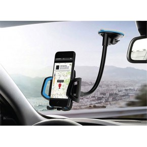 Hytech HY-XH20 Vantuz + Braketi 360 Derece Siyah-Mavi Telefon Tutucu