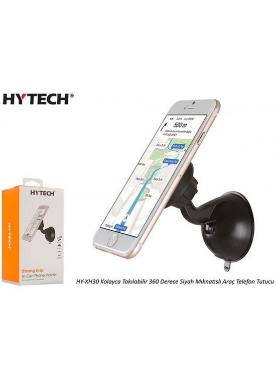 Hytech HY-XH30 Kolayca Takılabilir 360 Derece Siyah Mıknatıslı Telefon Tutucu Hytech HY-XH30 Kolayca Takılabilir 360 Derece Siyah Mıknatıslı Telefon Tutucu