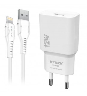 Hytech HY-XT50L 12W 5V 2.4A iPhone Beyaz Kablo + Ev Şarj Adaptör