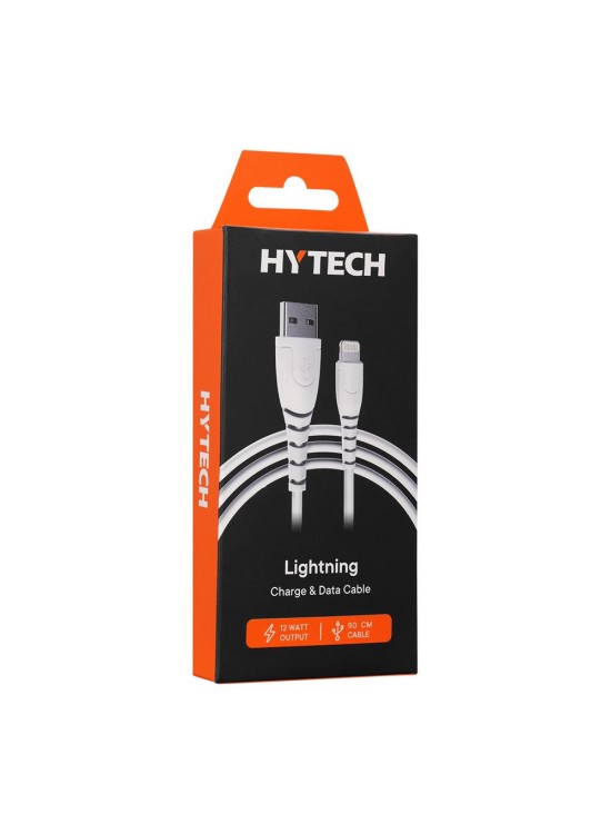 Hytech HY-XTK20 2.4A Lightning 90cm Beyaz Hızlı Şarj Kablosu