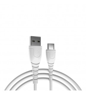 Hytech HY-XTK30 2.4A Type-C 90cm Beyaz Hızlı Şarj Kablosu