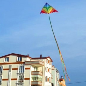 İbis Oyuncak Kumaş Uçurtma Kuyruklu Bez Kılıflı 115cm