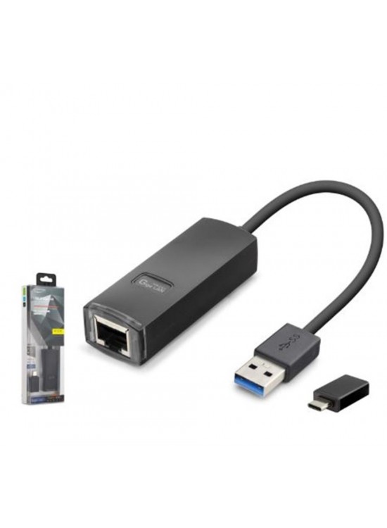 iETOP LAN03 USB 3.1 Type-C Gen1 Ethernet Adaptör Gigabit Siyah iETOP LAN03 USB 3.1 Type-C Gen1 Ethernet Adaptör Gigabit Siyah
