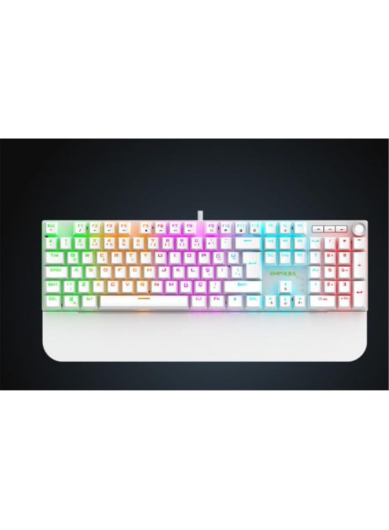 IKG-430T Gaming Klavye Kırmızı mekanik anahtar, rainbow LED aydınlatma