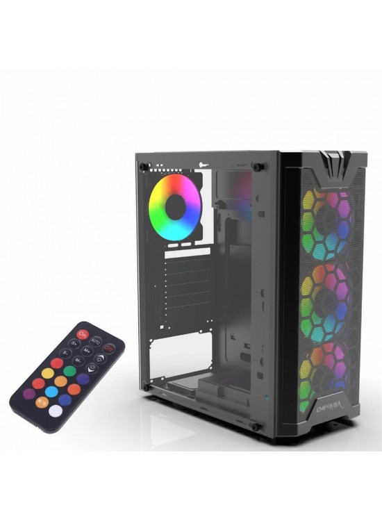 Inca Emg-15XB Kumandalı 4X1200mm ARGB Fan Gaming Computer Case
