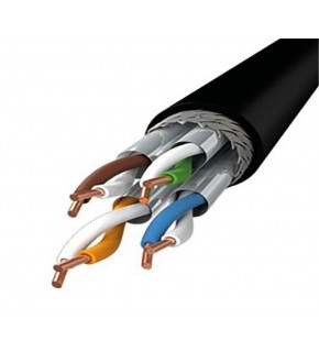 INCA ICAT6-500AG OutDoor S-FTP 23 500MT Siyah Kablo Dış Ortam