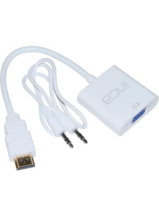 INCA IHTV-7TB 20cm HDMI-VGA (D) Görüntü Adaptörü Beyaz Sesli
