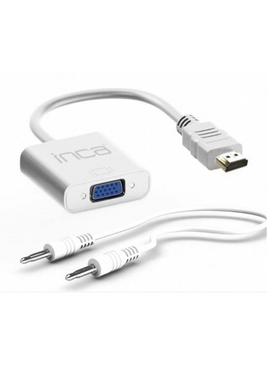 Inca IHTV-7TB HDMI TO VGA JAKLI SES KABLOSU 20CM KABLO