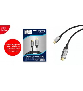 Inca IMHD-50T 5mt 1,4 V 3D Altın Uçlu HDMI Kablo