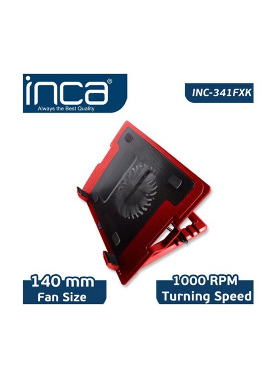 Inca Inc-341FXK Kırmızı Ergonomik Sessiz Usb Notebook Soğutucu Inca Inc-341FXK Kırmızı Ergonomik Sessiz Usb Notebook Soğutucu