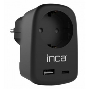 INCA IPW-42SY TYPE-C+ USB-A Giriş Soketli Duvar Prizi