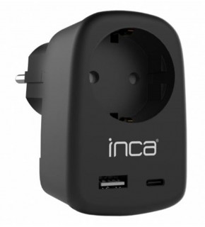 INCA IPW-42SY TYPE-C+ USB-A Giriş Soketli Duvar Prizi
