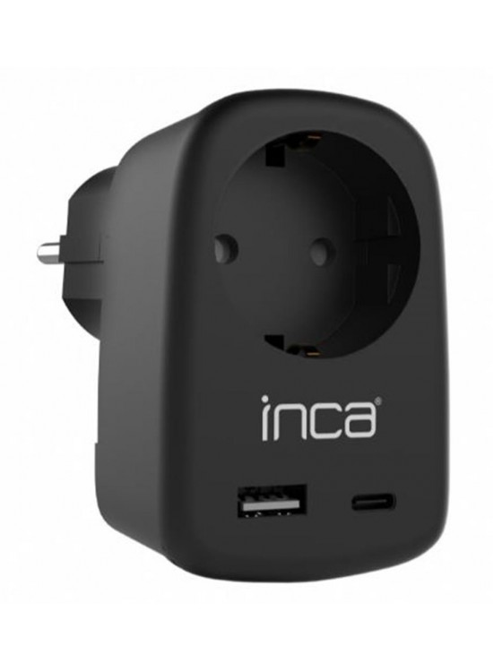 INCA IPW-42SY TYPE-C+ USB-A Giriş Soketli Duvar Prizi