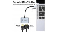 Inca ITPC-06TX USB C 4in1 – HDMI+VGA+USB+Güç Dağıtım Adap 4K@30Hz HDMI Çoklayıcı 100W PD Güçı Inca ITPC-06TX USB C 4in1 – HDMI+VGA+USB+Güç Dağıtım Adap 4K@30Hz HDMI Çoklayıcı 100W PD Güçı
