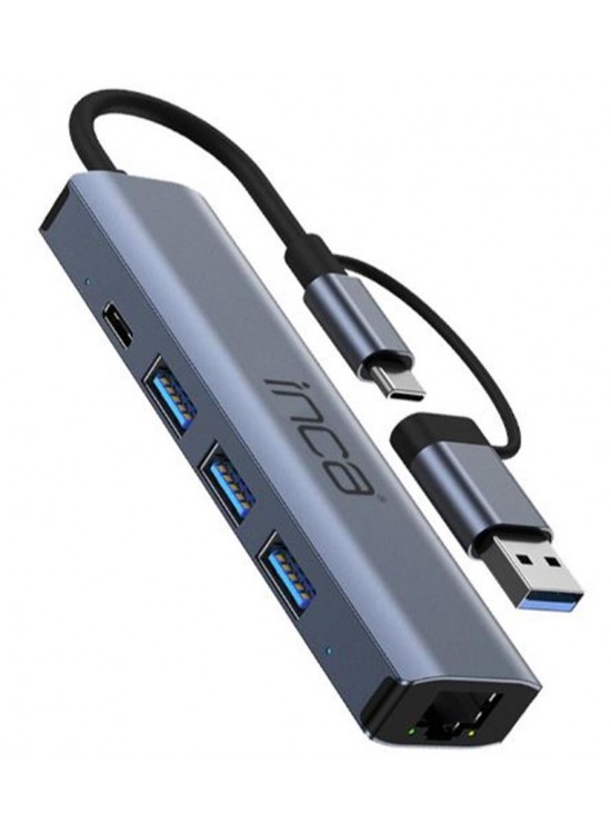 INCA IUTP-5T 5 Gbps USB 3.0 Port USB 2.0-1.1 Çoklayıcı INCA IUTP-5T 5 Gbps USB 3.0 Port USB 2.0-1.1 Çoklayıcı