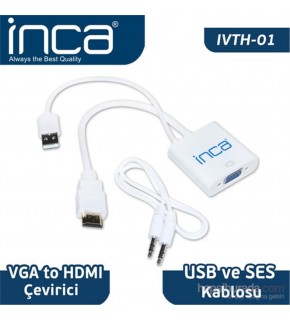 Inca IVTH-01 Vga To Hdmı Çevirici