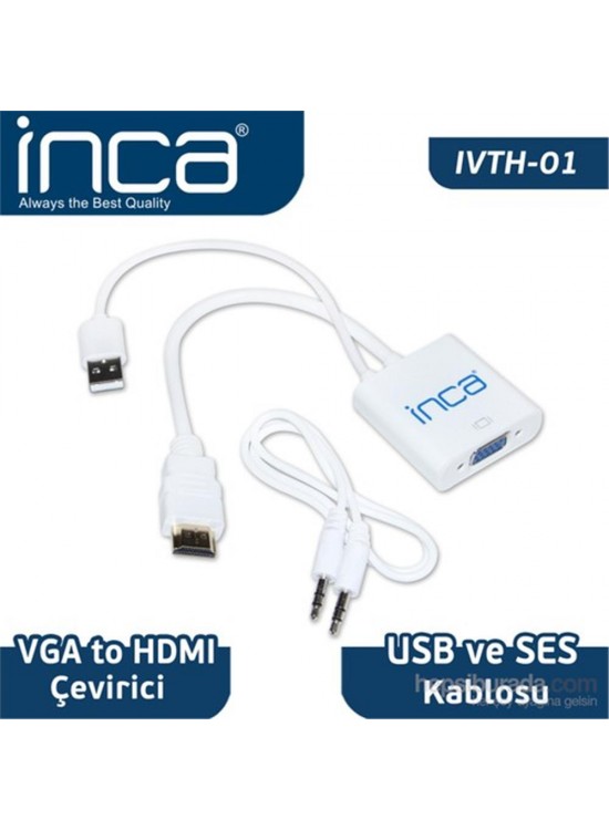 Inca IVTH-01 Vga To Hdmı Çevirici Inca IVTH-01 Vga To Hdmı Çevirici