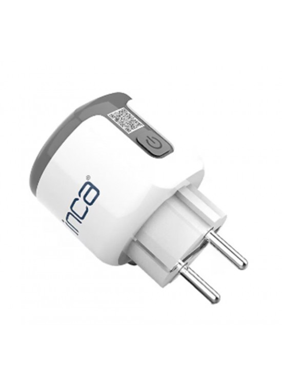 Inca IWA-283 16A Bluetooth Wi-Fi Akım Korumalı Akıllı Priz (Zamanlama,Geri Sayım,Sesle Kontrol,Güç)