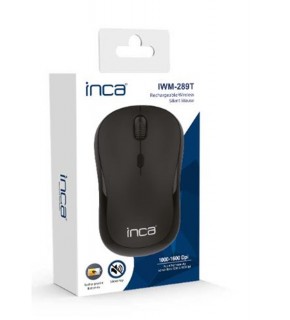 INCA IWM-289T Wireless +Şarjlı Sessiz Mouse Siyah