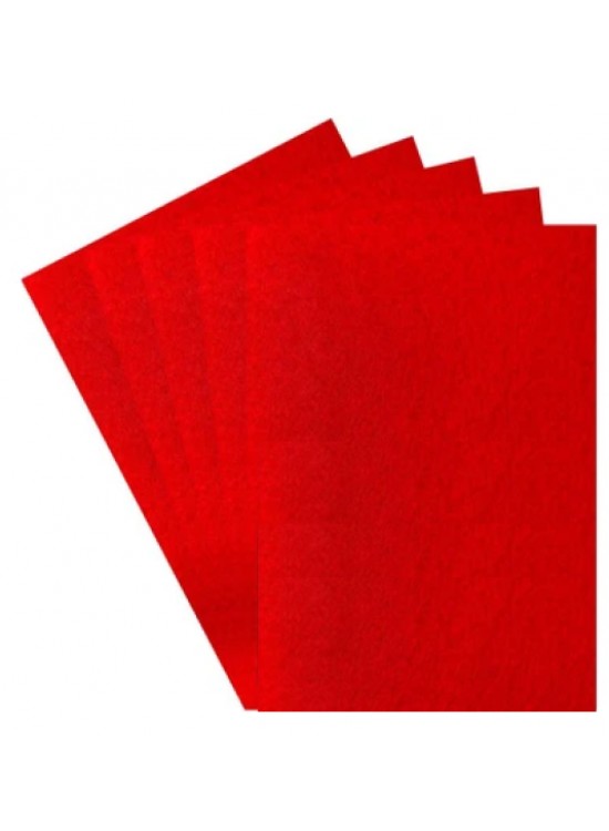 İnce Keçe 20X30 10 Lu Kırmızı K3804