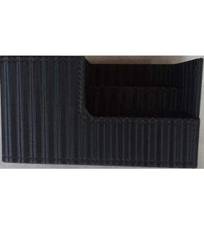 Inn Design Organizer Kalemlik Beyoğlu Serisi Deri Cosmos Siyah 11x20x9.5 Cm DD-1235