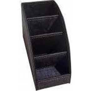Inn Design Organizer Kalemlik Beyoğlu Serisi Deri İzmir Siyah 11x20x9.5 Cm DD-1282