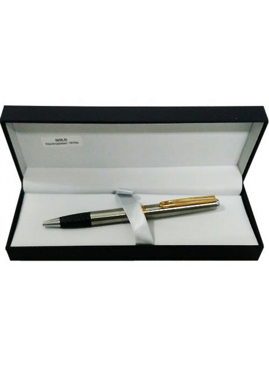 Inoxcrom Tükenmez Kalem Wall Street Serisi Elegance Steel Gold