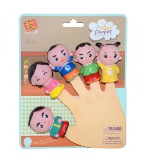 İnsan Figürlü Parmak Kukla (Kauçuk)