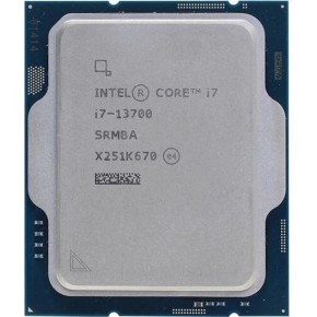Intel Core i7 13700 TRAY 3.30GHz (Turbo 4.40GHz) 20MB Cache LGA1700 13.Nesil Kutusuz İşlemci