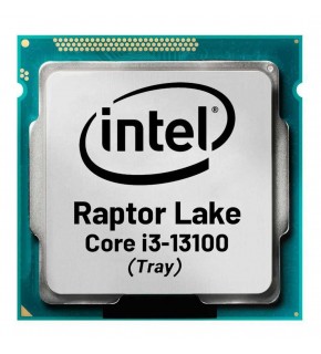 Intel Raptor Lake I3 13100 TRAY 3.40GHZ ~ 4.50GHZ 12MB 1700P Kutusuz İşlemci