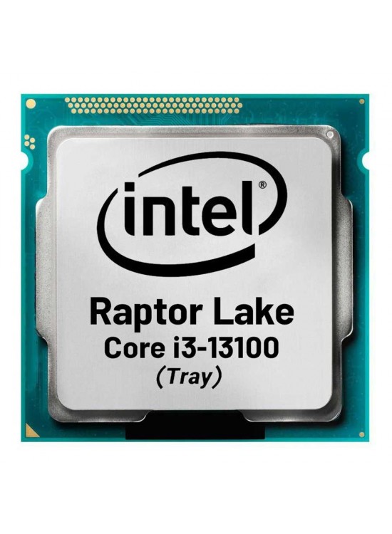 Intel Raptor Lake I3 13100 TRAY 3.40GHZ ~ 4.50GHZ 12MB 1700P Kutusuz İşlemci