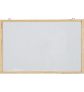 İnter Ahşap Çerçeve Laminant Duvara Monte Yazı Tahtası 90x120