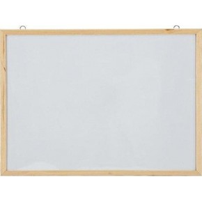 İnter Yazı Tahtası Duvara Monte Ahşap Çerçeve Laminant 45x60