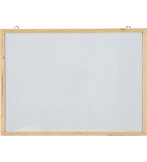 İnter Yazı Tahtası Duvara Monte Ahşap Çerçeve Laminant 45x60