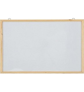 İnter Yazı Tahtası Duvara Monte Ahşap Çerçeve Laminant 60x90