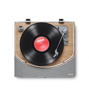 ION Premier LP Bluetooth Hoparlörlü Ahşap Pikap