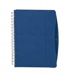 İVEDİK LACİVERT SPİRALLİ TARİHLİ AJANDA (17X24 CM)