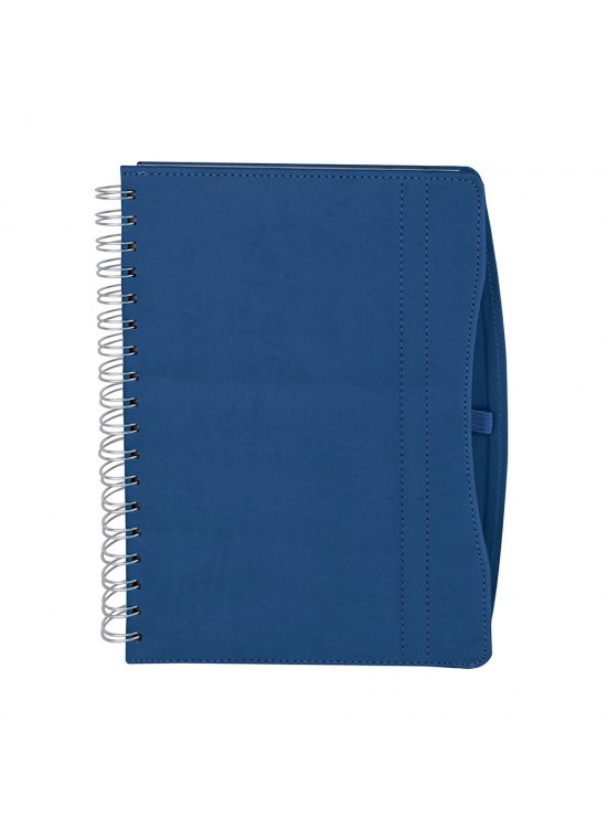 İVEDİK LACİVERT SPİRALLİ TARİHLİ AJANDA (17X24 CM)