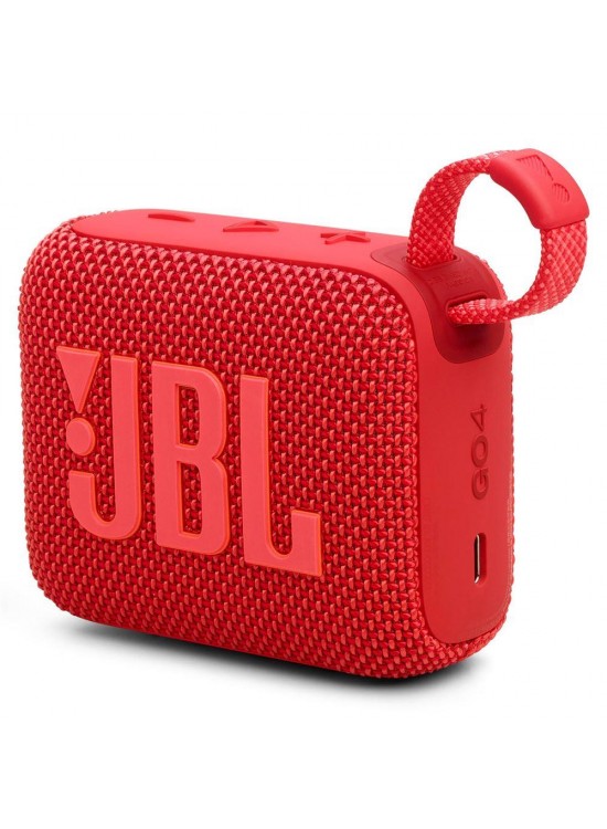 JBL Go4 Bluetooth Hoparlör Kırmızı IP67