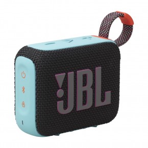 JBL Go4 Bluetooth Hoparlör Siyah Turkuaz IP67