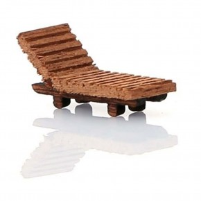 Jordania Ahşap Şezlong 1/100 (Maket Ürünüdür)