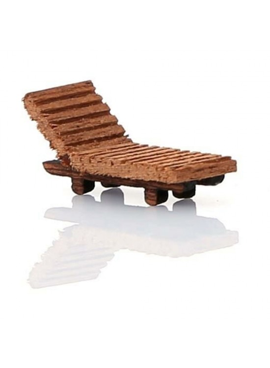 Jordania Ahşap Şezlong 1/100 (Maket Ürünüdür)