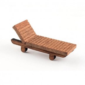 Jordania Ahşap Şezlong 1/100 (Maket Ürünüdür)