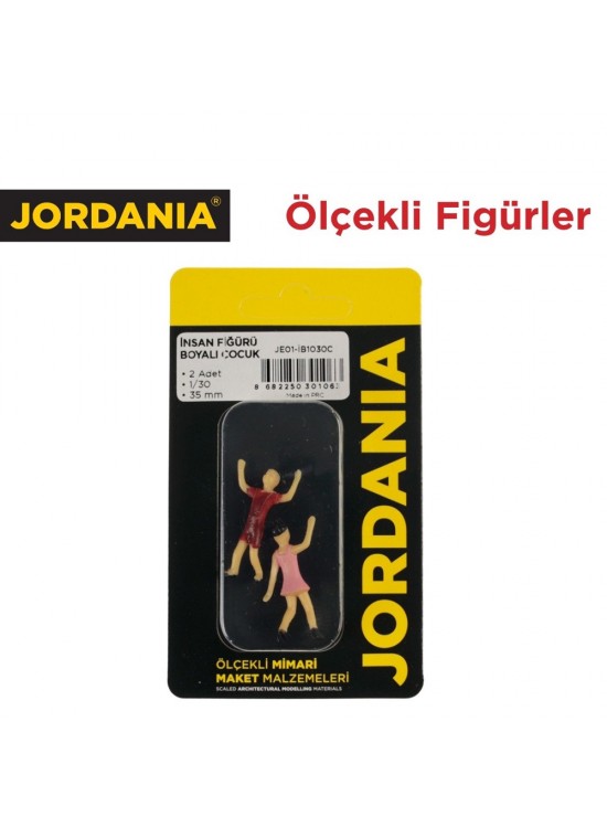 Jordania Boyalı Çocuk 1/030 JE01-İB1030C (Maket Ürünüdür)