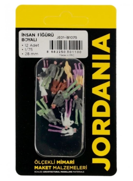Jordania Boyalı İnsan 1/075 (Maket Ürünüdür)