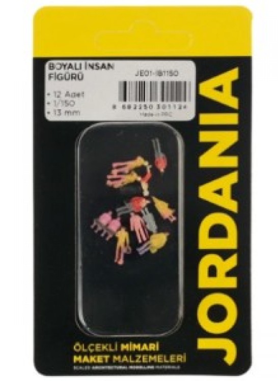 Jordania Boyalı İnsan 1/150 (Maket Ürünüdür)