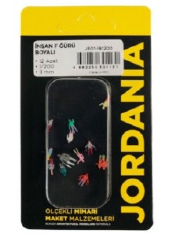Jordania Boyalı İnsan 1/200 (Maket Ürünüdür)