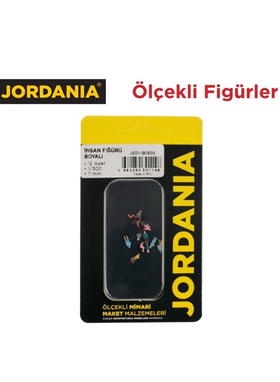 Jordania Boyalı İnsan 1/300 JE01-İB1300 (Maket Ürünüdür)
