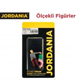 Jordania Boyalı İnsan Oturan 1/025 JE01-İBO1025 (Maket Ürünüdür)